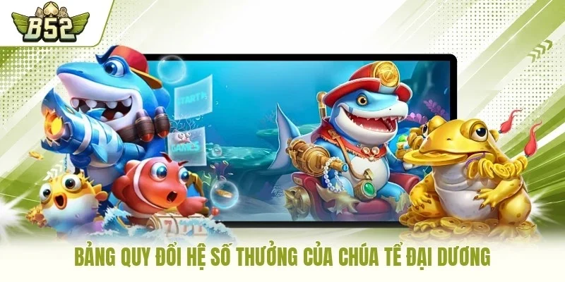 Bảng quy đổi hệ số thưởng của Chúa Tể Đại Dương