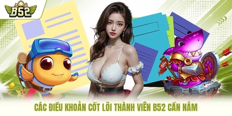Các điều khoản cốt lõi thành viên B52 cần nắm