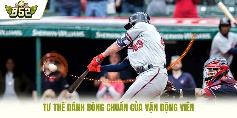 Tư thế đánh bóng chuẩn của vận động viên